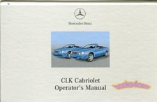 Clk manual 2001 mercedes - clk,