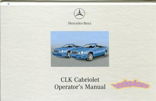 Clk manual 2001 mercedes - clk,