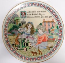 Royal Worcester Fine Porcelain Sundays Child 19cm Plate