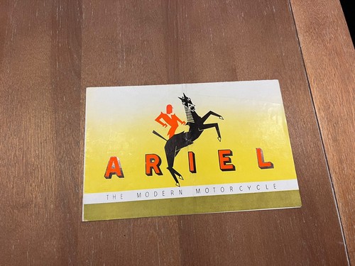 1947 ariel motorcycle full - ariel,