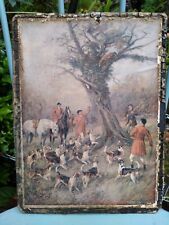 Very Rare Vintage TREED! Heywood Hardy Hunt Print