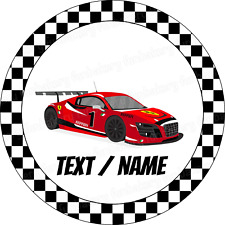 Car Racing Cake Topper Party