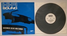 Hi-Fi Sound Stereo Test Record
