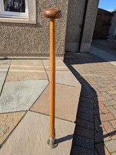 Wooden varnished ensign flagpole