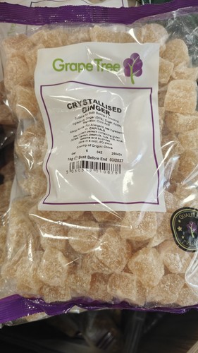 Grape tree crystallised ginger - crystallised,