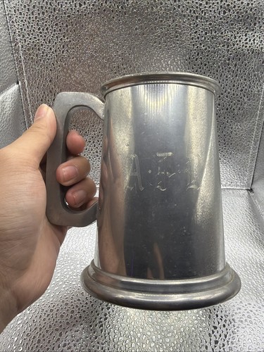 Beer stein english - stein, pewter
