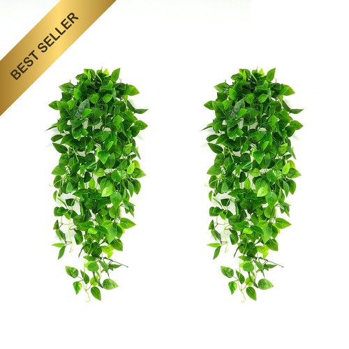 Artificial hanging plants 2pcs - artificial,