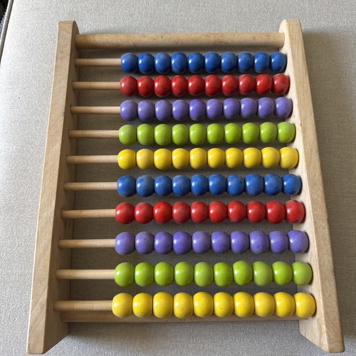 Vintage elc wooden abacus 100 - elc,
