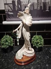 Vintage  Art Nouveau, Italy Large lady figurine Santina composite Lady figure