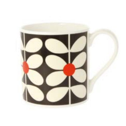 Orla kiely 60s stem mug - 60s, red