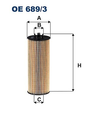 Oil filter filtron 689 3 - filtron, oe
