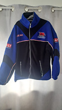 Suzuki fleece jacket. GSXR factory squad crescent. Size large. From approx 2004.