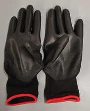 4 PAIRS PU COATED SAFETY WORK,  GARDENING GLOVES SIZE 9