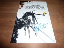 TIM BURTON signed 12X8 photo EDWARD SCISSORHANDS + COA