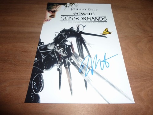 Tim burton signed 12x8 photo - tim,