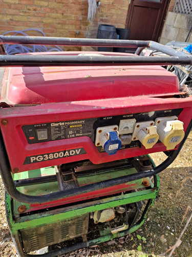 Clarke pg3800adv portable 230v - pg3800adv,