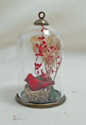 Doll house miniature bird - bird, on