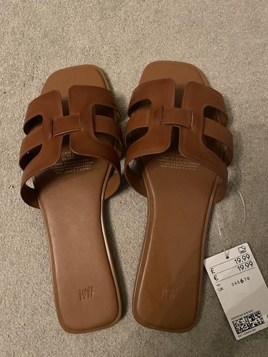 New brown tan sandals size - new,
