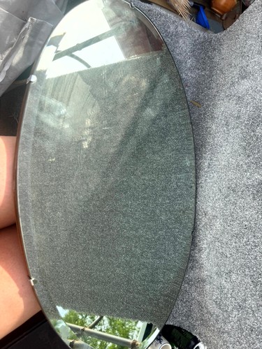 Vintage oval mirror - oval,
