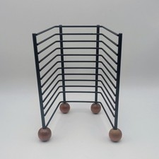 Black Wire CD Rack Holder