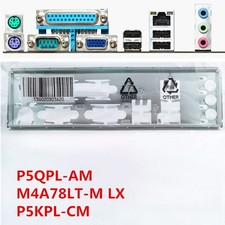For Asus P5KPL-CM & M4N68T-M LE Shield I/O IO Rear Baffle Backplate Motherboard