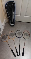 4 X Carlton Badminton Rackets