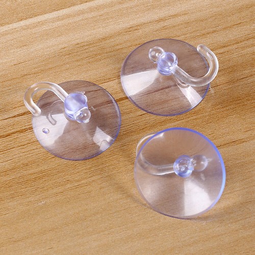 10pcs clear suction hooks - suction,