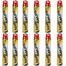 12  RED SURVEY LINE MARKING