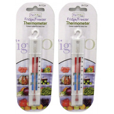 2x Fridge Freezer Thermometer