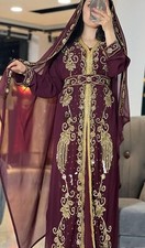 Burgundy Stylish Gown Islamic