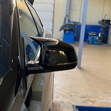 2X GLOSS BLACK WING MIRROR