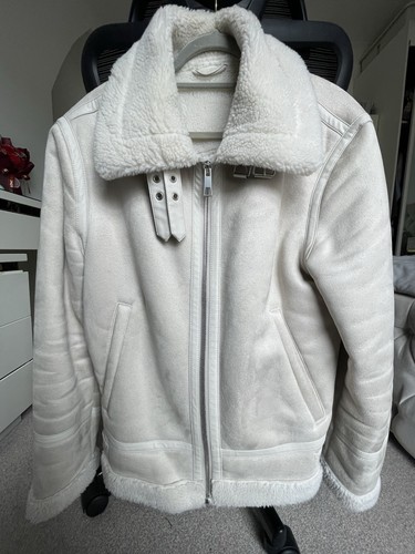 Mens zara suede - fur, collar