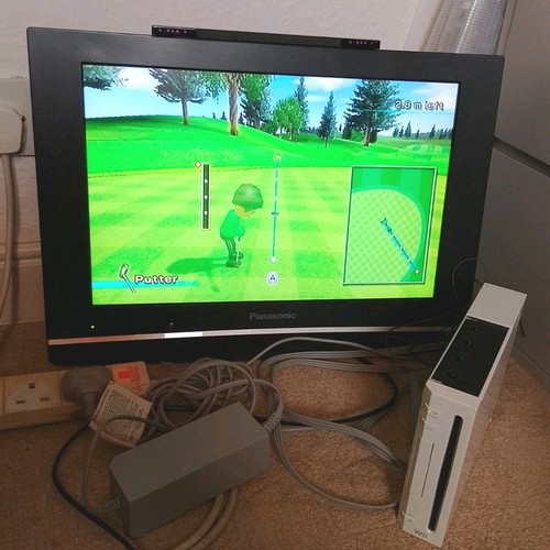 Nintendo wii white - white, console