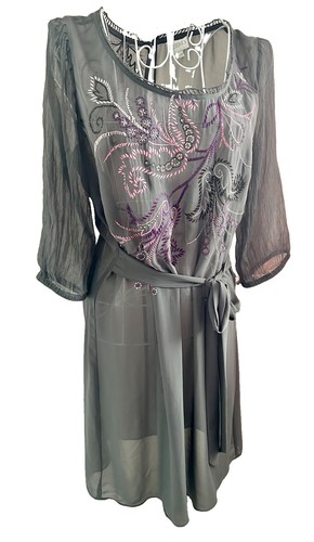 Kaliko grey chiffon - kaliko,