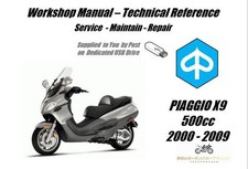 Piaggio X9 500cc Service