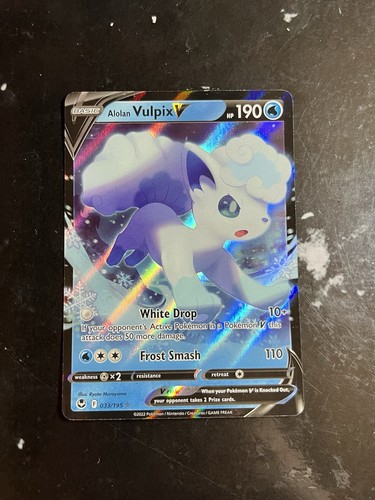 Alolan vulpix 033 - v, 033/195