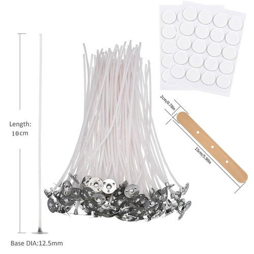 Pre waxed candle wicks - wicks, with