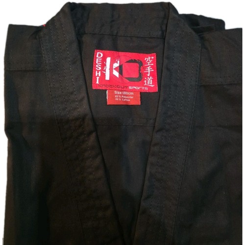 Adults black karate suit - black,