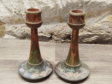 Pair of Art Nouveau Wooden