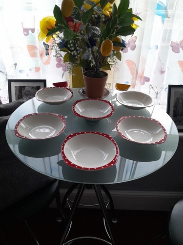 Midwinter potteries red domino - red,
