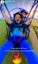 Paragliding paramotor tandem - paragliding,