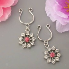 2pcs Non Piercing Clip On