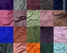 100% Polyester Plain Crepe Fabric Abaya Dress Material 58''wide