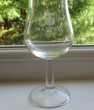  Etched Martell Cognac Brandy Taster Glass - Ideal for Home Bar - Pub