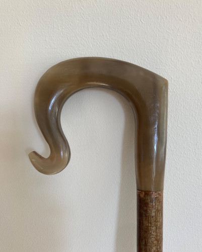 Cow horn crook - horn, stick
