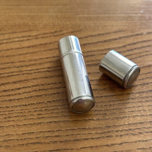 Vintage silver metal sewing - silver,
