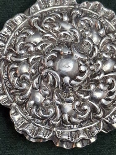 Antique reposse sterling - antique,