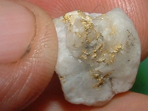 Gold quartz specimen - gold, 4.03