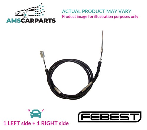 Handbrake cable pair front - handbrake,