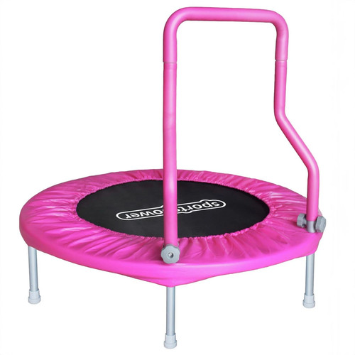 Kids trampoline 3ft pink - trampoline,